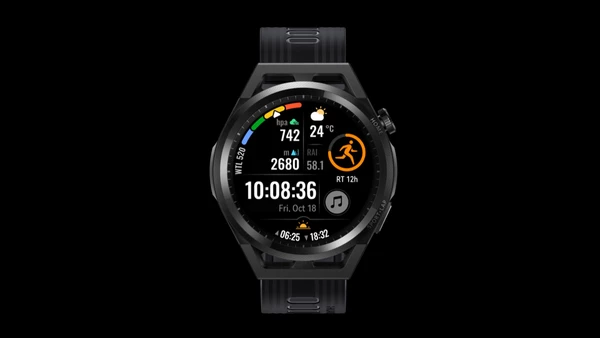 Huawei Watch GT Runner Black: Εργονομική σχεδίαση