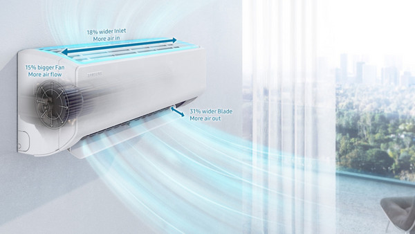 Samsung Wind-free Comfort AR18TXFCAWKNEU: Διατηρεί την ομοιόμορφη ψύξη για μεγαλύτερο χρονικό διάστημα