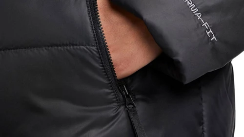 Nike Sportswear Therma-FIT Γυναικείο Μπουφάν Χειμωνιάτικο Puffer Κοντό  Μαύρο DX1797-010