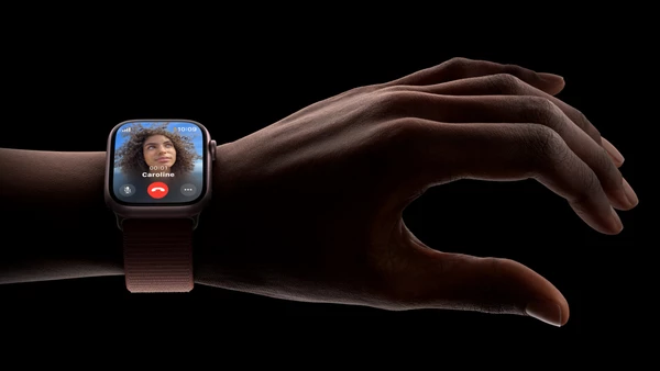 Apple Watch Series 9 45mm Aluminum Red: Νέα χειρονομία Double Tap