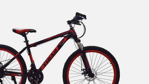 High Grade DBN003 26 Μαύρο/Κόκκινο Mountain Bike με 21 Ταχύτητες και  Μηχανικά Δισκόφρενα
