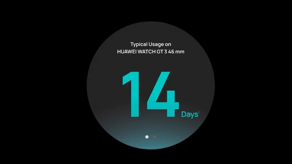 Huawei Watch GT 3 46mm Active Black: Μπαταρία & φόρτιση