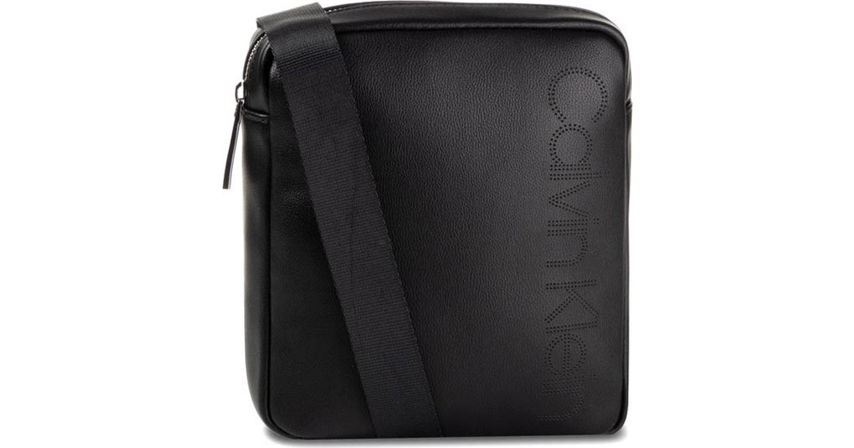 calvin klein punched satchel