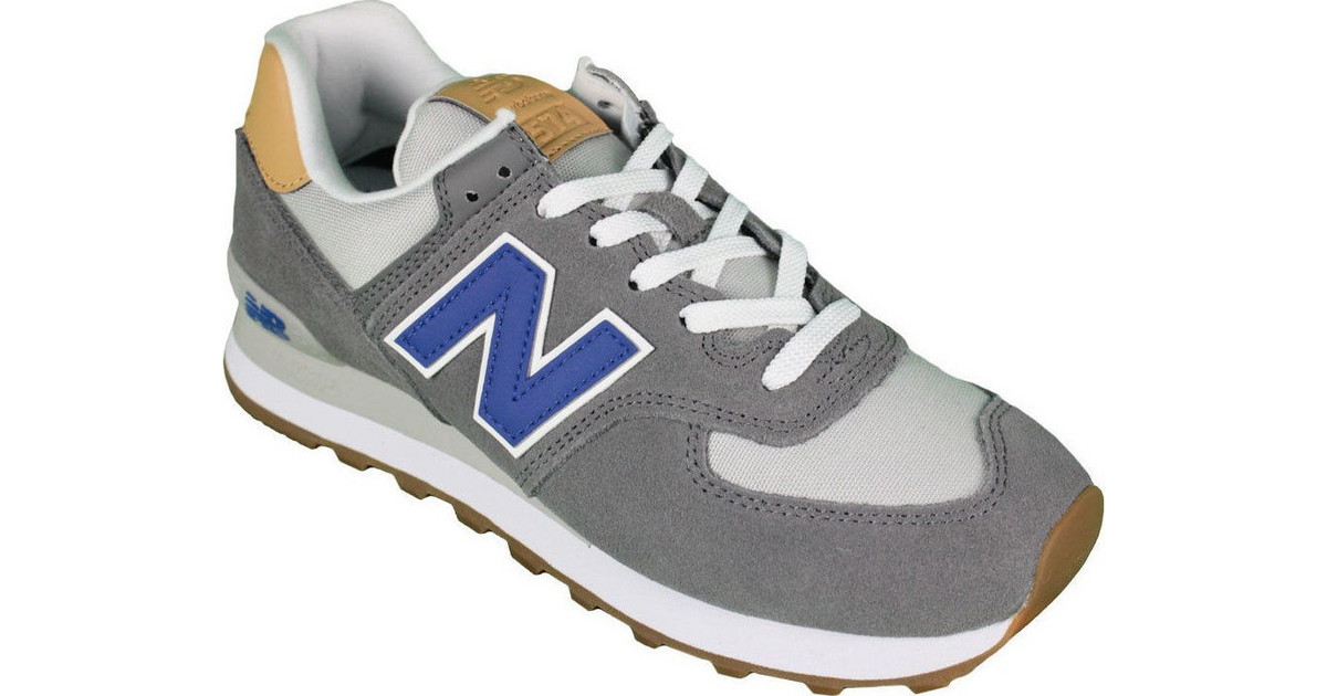 grey blue new balance 574