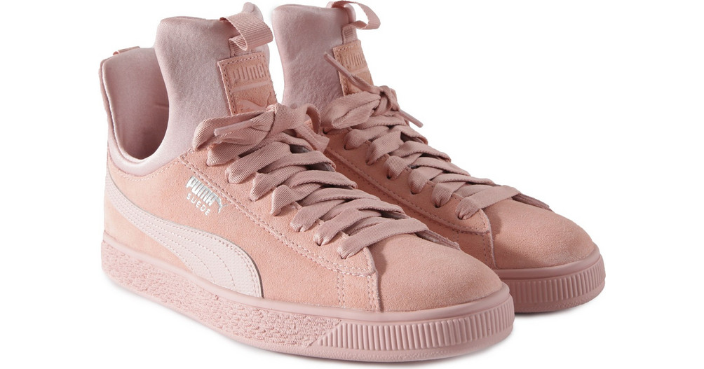 suede high top pumas