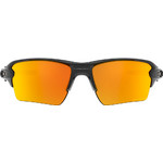 Oakley Flak 2.0 XL OO 9188 F6 Αθλητικά Γυαλιά Ηλίου Μάσκα Κοκάλινα Μαύρα με Πορτοκαλί Καθρέπτη Φακό