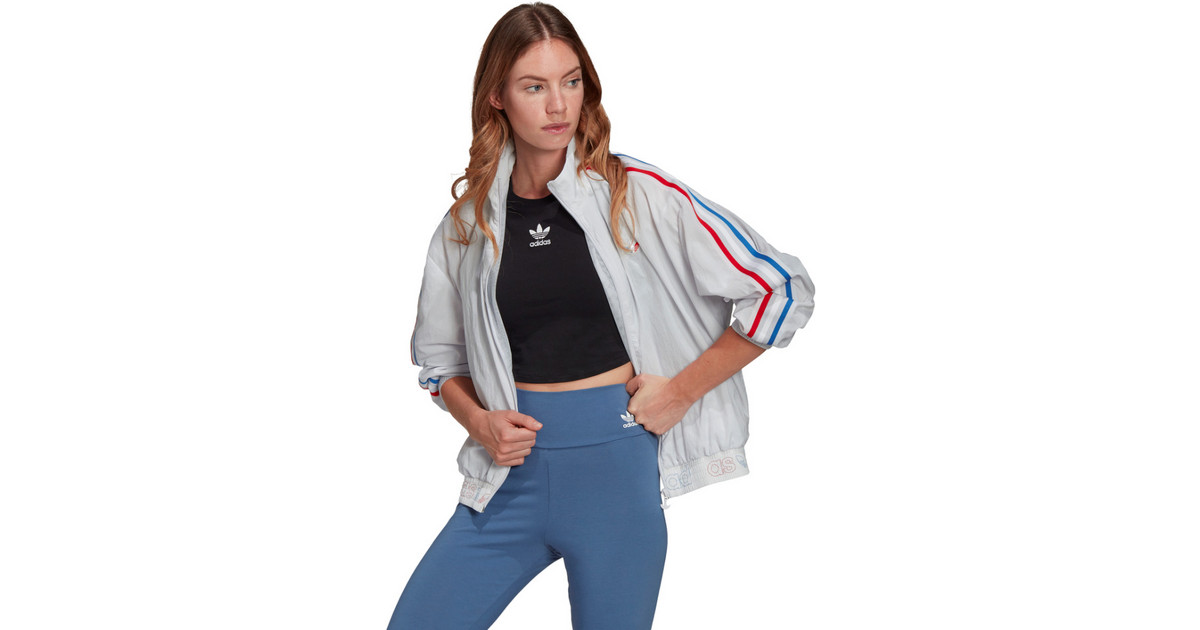 adidas Adicolor Tricolor Metallic Japona Track Top - Silver | adidas UK