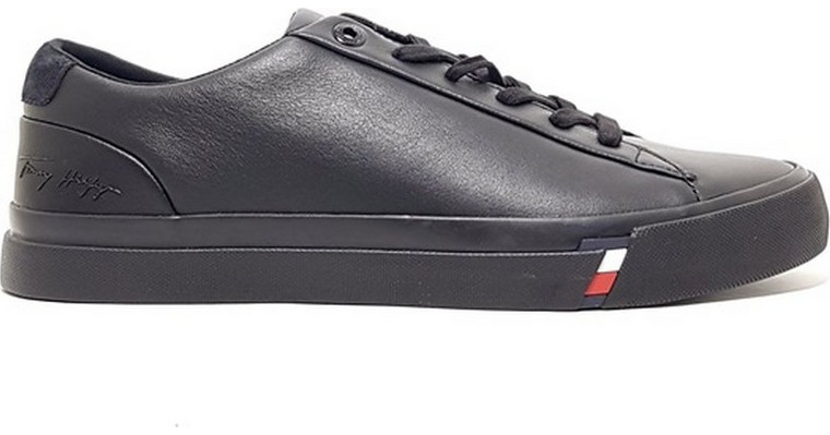 corporate leather sneaker fm0fm02983 black bds