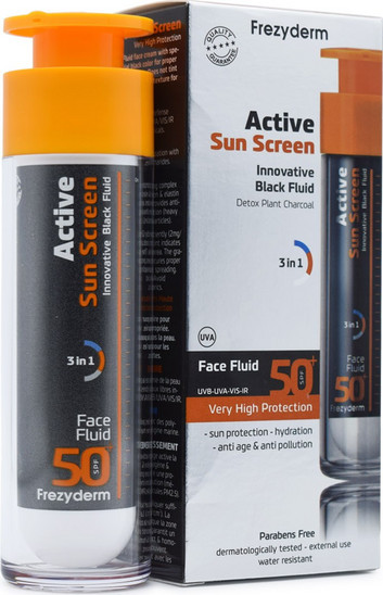 active sunscreen innovative black fluid