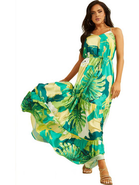 guess angelica printed maxi dress