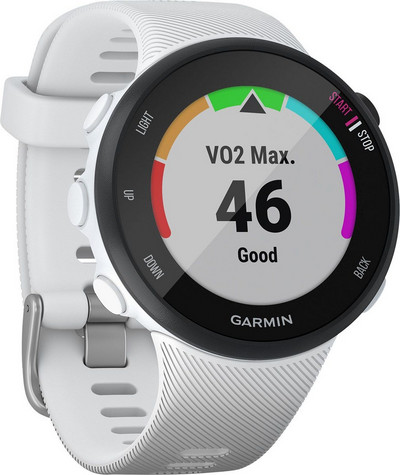 garmin forerunner 45s white