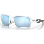 Oakley Flak 2.0 XL 9188 82 Αθλητικά Γυαλιά Ηλίου Μάσκα Κοκάλινα Άσπρα με Άσπρο Καθρέπτη Φακό