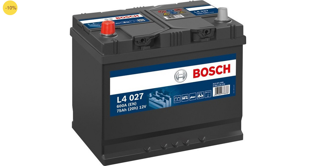 Bosch аккумуляторы 75ah