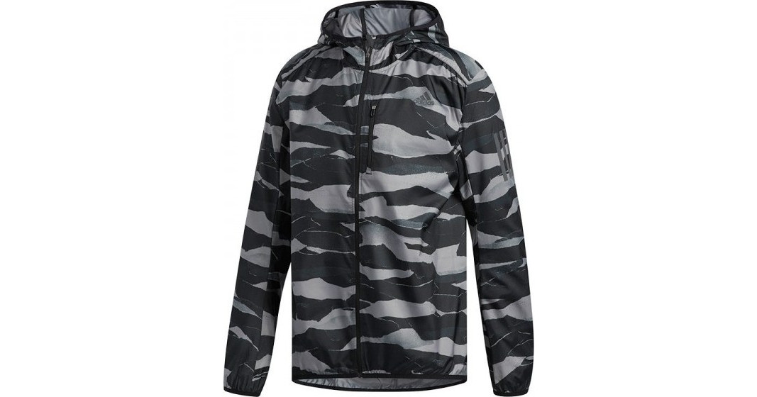 own the run graphic wind jacket