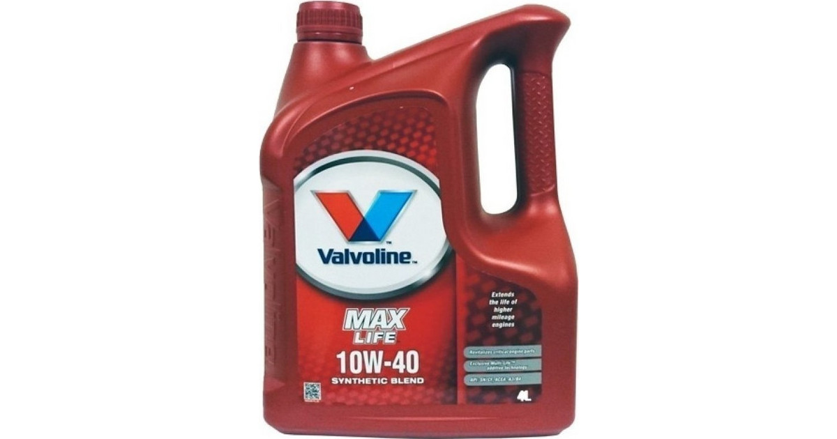 Масло valvoline 10w 40 maxlife для каких двигателей