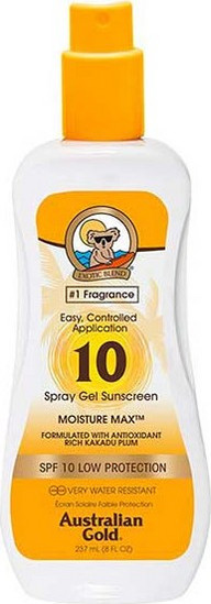 spf 10 sunscreen spray