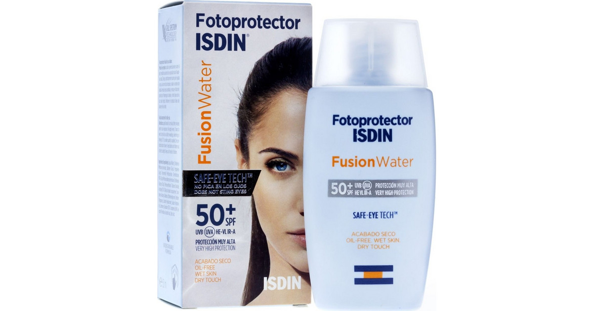 isdin fusion water sunscreen