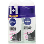 Nivea Invisible for Black & White Clear Γυναικείο Αποσμητικό Roll On 48h 2x50ml