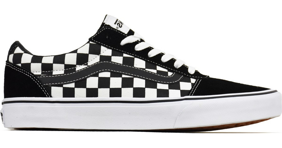 vans ward checkered skate shoes