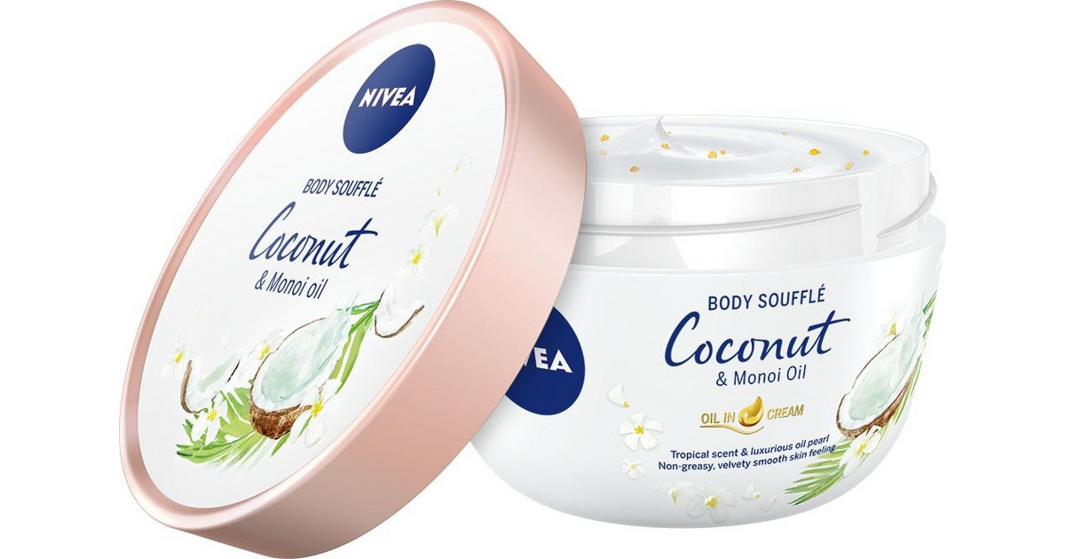 Nivea Coconut & Monoi Oil Body Souffle 200ml BestPrice.gr